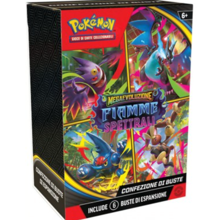 Megaevoluzione Fiamme Spettrali - Bundle 6 Buste 🇮🇹