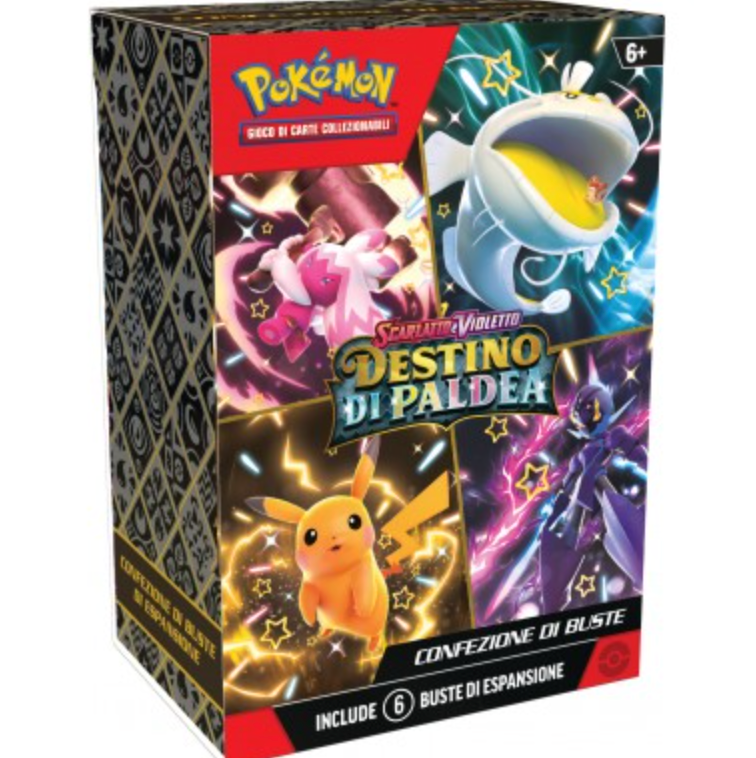Scarlatto e Violetto Destino di Paldea Bundle 6 Buste ๐ฎ๐น
